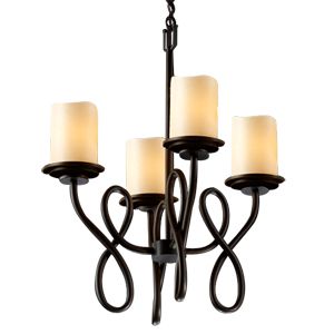 CandleAria Capellini Cylinder Chandelier by Justice Design Group - Starlight Lighting USA and Canada